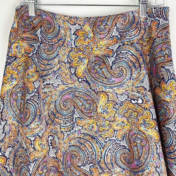 The Limited A Line Paisley Skirt Women’s Size M - Picture 4 of 13